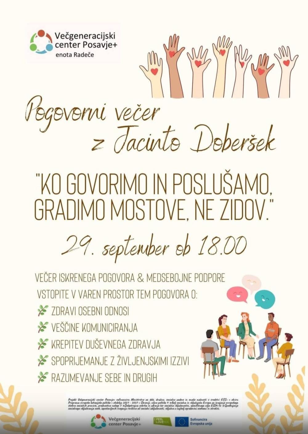 POGOVORNI KROG Z JACINTO DOBERŠEK
