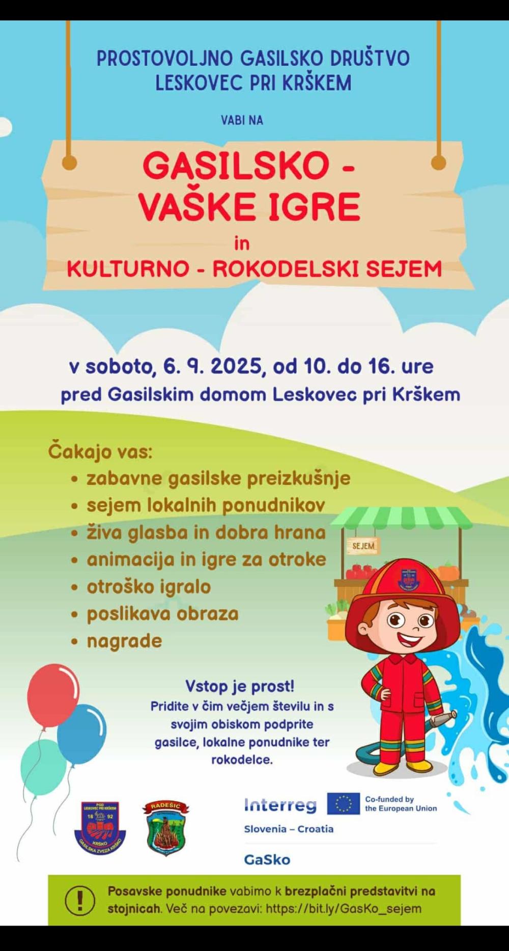 GASILSKO-VAŠKE IGRE  