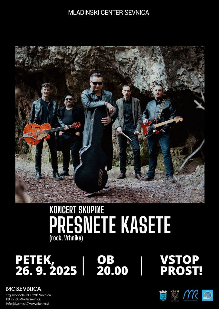 KONCERT SKUPINE PRESNETE KASETE