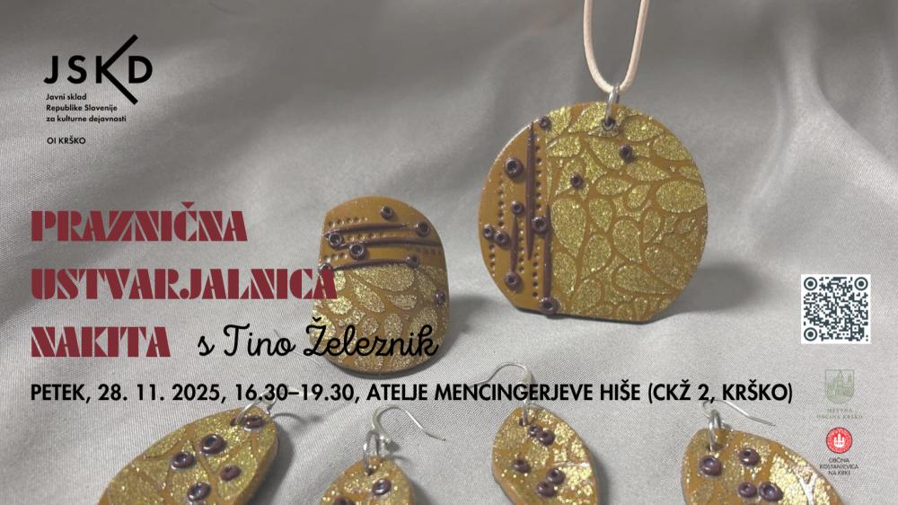 PRAZNIČNA DELAVNICA IZDELAVE NAKITA