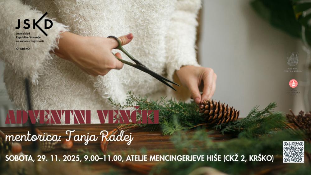 PRAZNIČNA DELAVNICA: IZDELAVA ADVENTNEGA VENČKA