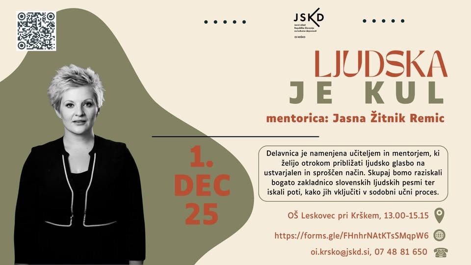 LJUDSKA JE KUL, DELAVNICA