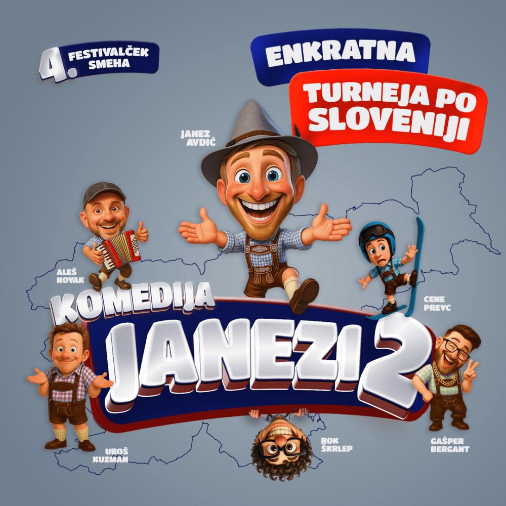 JANEZI 2 - TURNEJA PO SLOVENIJI / KOMEDIJA