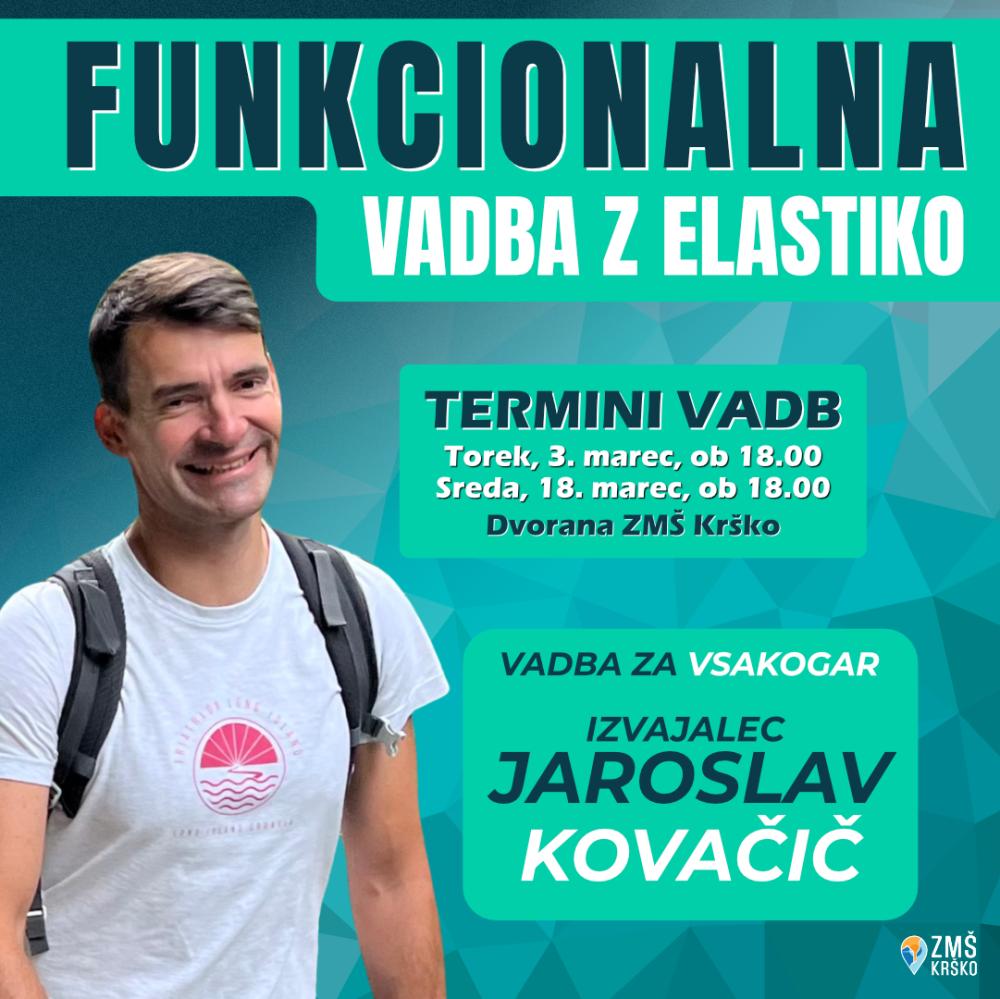 FUNKCIONALNA VADBA Z ELASTIKO