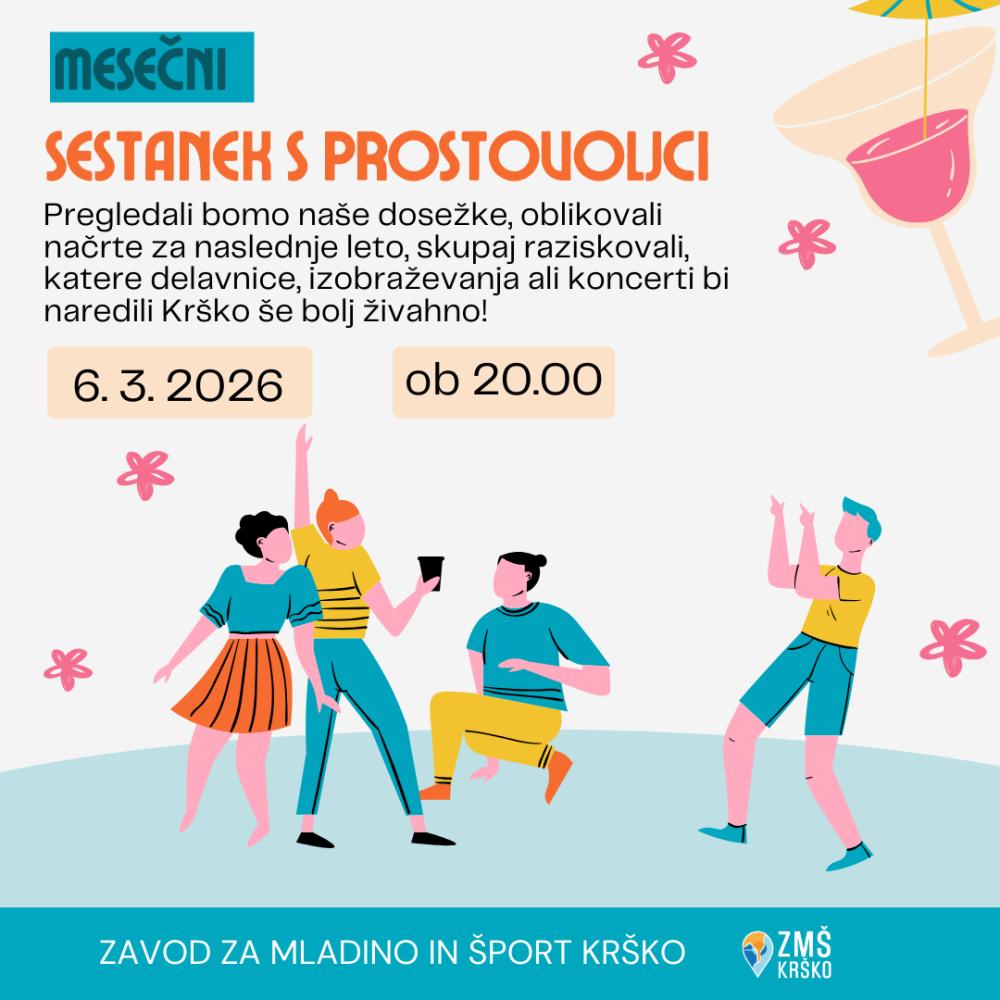 MESEČNI SESTANEK S PROSTOVOLJCI 