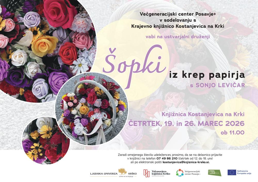 ŠOPKI IZ KREP PAPIRJA