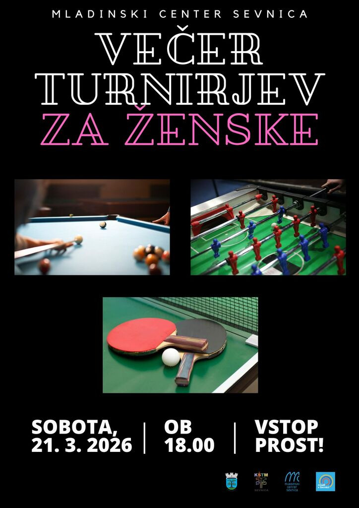 VEČER TURNIRJEV ZA ŽENSKE