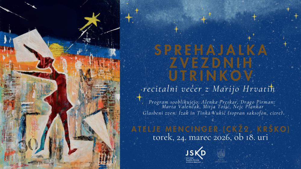 SPREHAJALKA ZVEZDNIH UTRINKOV, RECITALNI VEČER Z MARIJO HRVATIN IN GOSTI