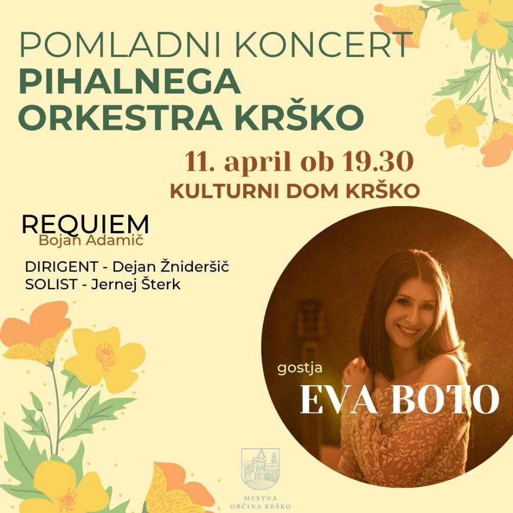 POMLADNI KONCERT PIHALNEGA ORKESTRA KRŠKO Z EVO BOTO