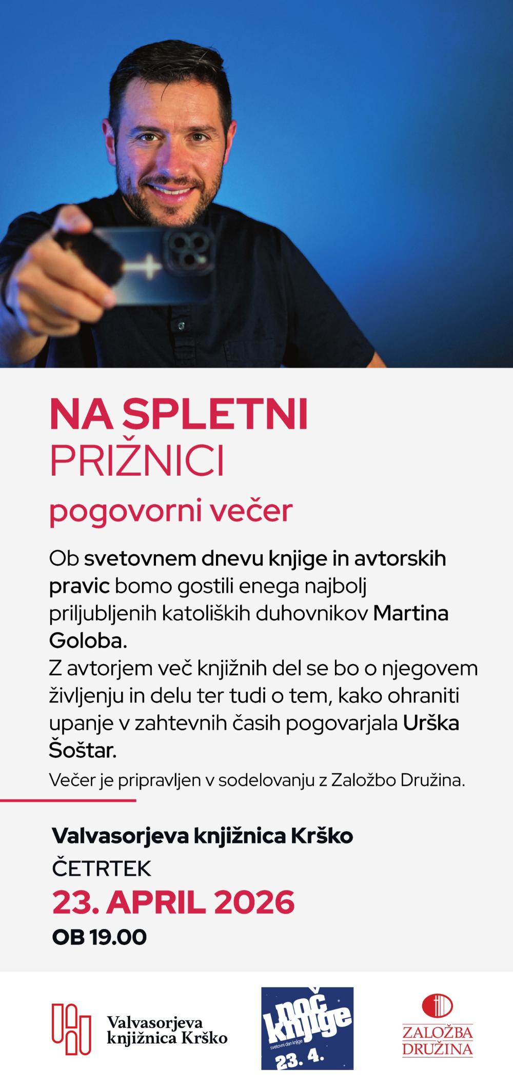NA SPLETNI PRIŽNICI (POGOVOR Z DUHOVNIKOM MARTINOM GOLOBOM)