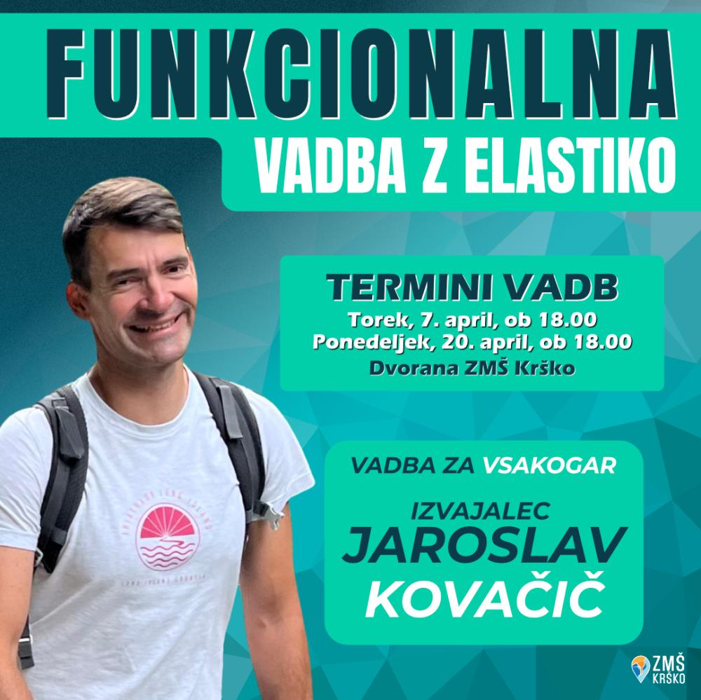 FUNKCIONALNA VADBA Z ELASTIKO