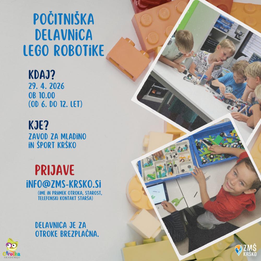 POČITNIŠKA DELAVNICA LEGO ROBOTIKE