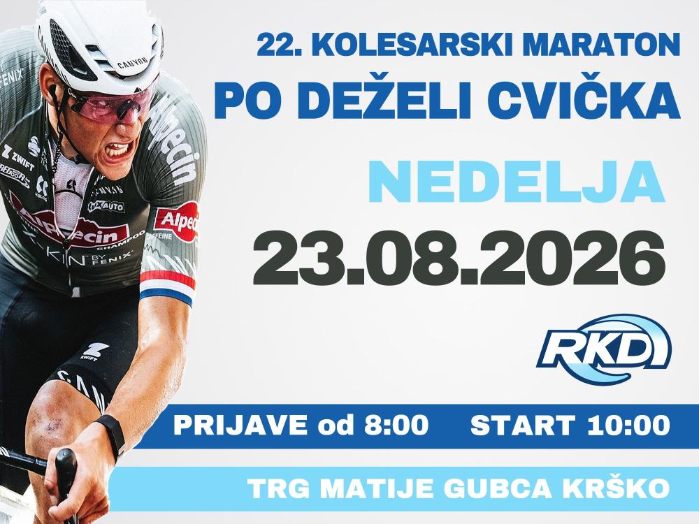 22. KOLESARSKI MARATON PO DEŽELI CVIČKA