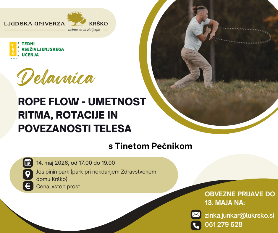 ROPE FLOW – UMETNOST RITMA, ROTACIJE IN POVEZANOSTI TELESA
