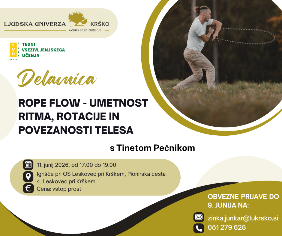 ROPE FLOW – UMETNOST RITMA, ROTACIJE IN POVEZANOSTI TELESA