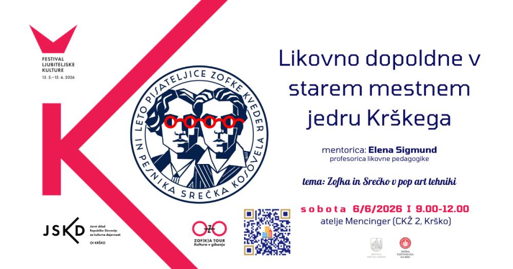 LIKOVNO DOPOLDNE V STAREM MESTNEM JEDRU KRŠKEGA