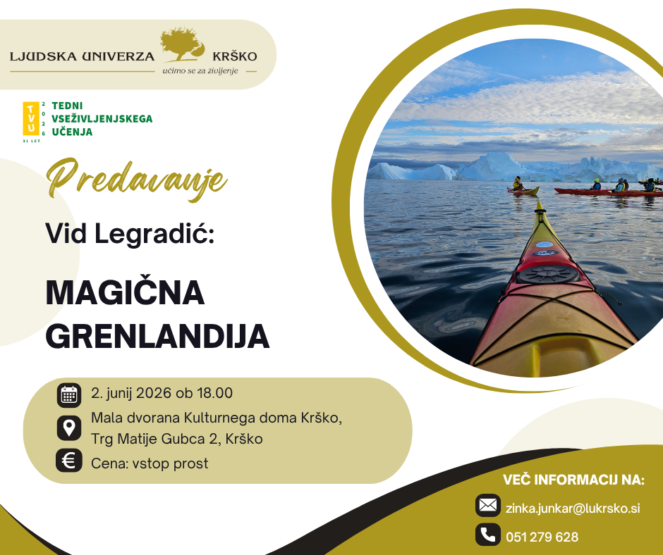 MAGIČNA GRENLANDIJA, POTOPISNO PREDAVANJE
