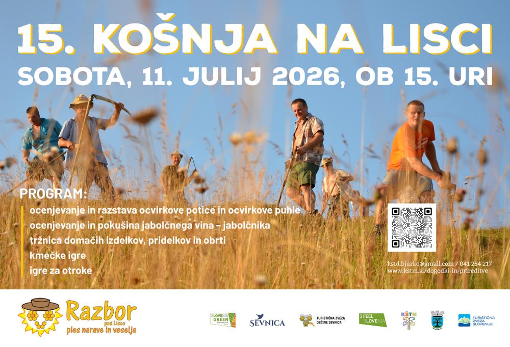  15. TRADICIONALNA ROČNA KOŠNJA NA LISCI