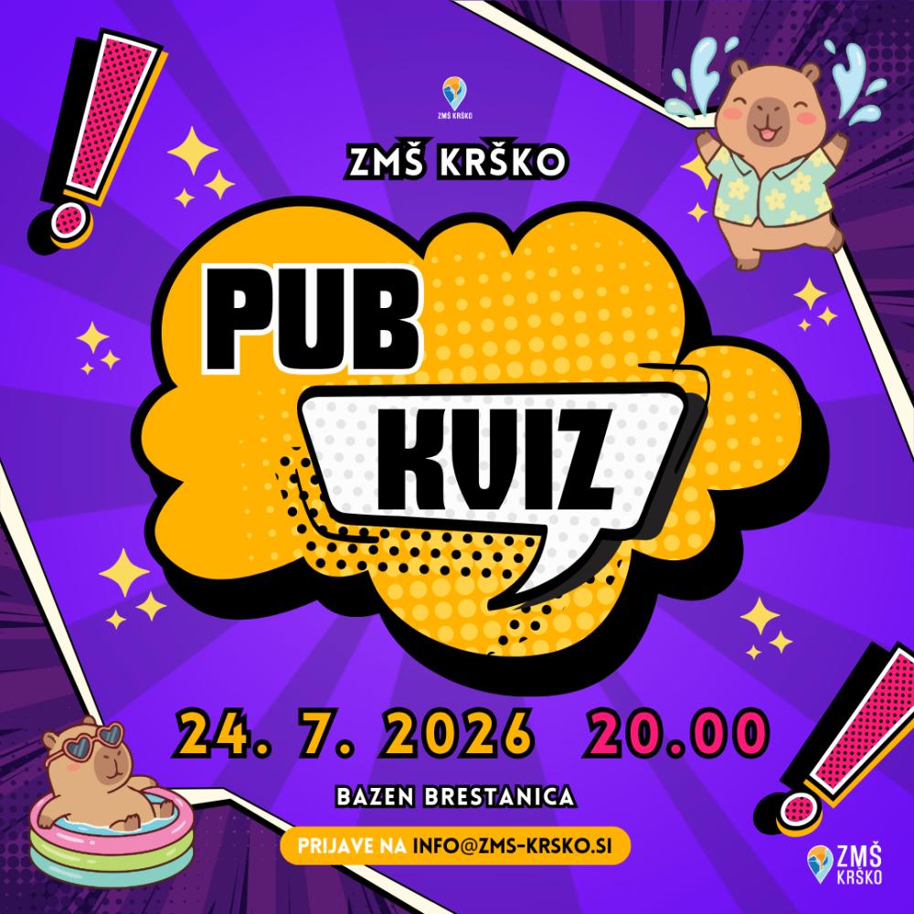 POLETNI PUB KVIZ NA BAZENU BRESTANICA