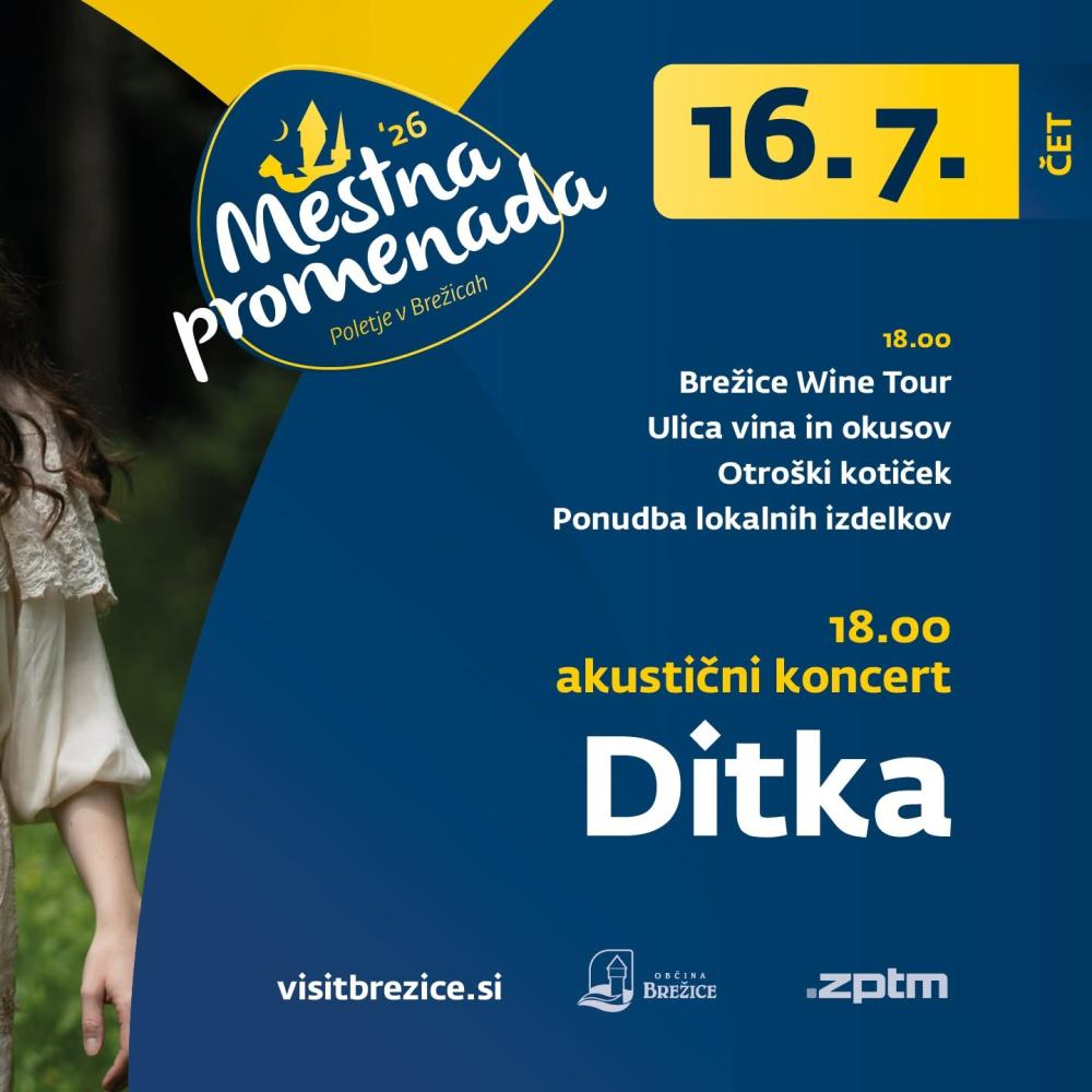 8. VEČER MESTNE PROMENADE BREŽICE: BREŽICE WINE TOUR, DITKA