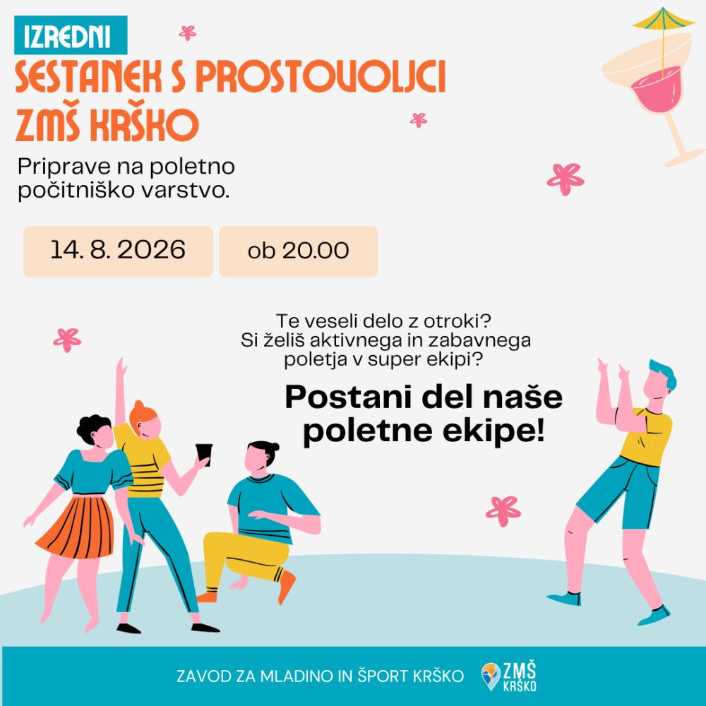MESEČNI SESTANEK S PROSTOVOLJCI