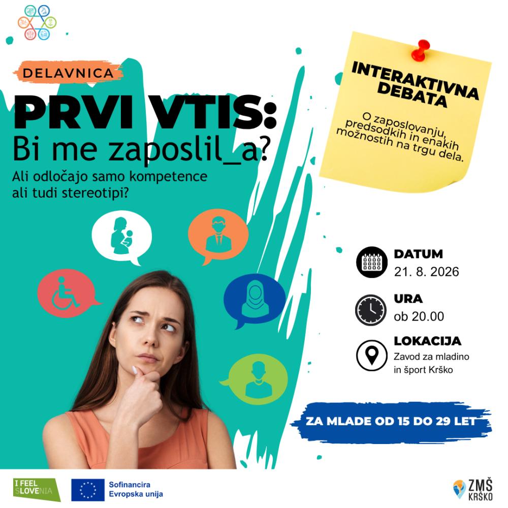 DEBATA: PRVI VTIS - BI ME ZAPOSLIL_A?
