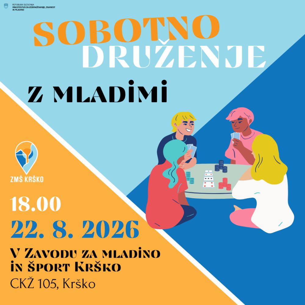 SOBOTNO DRUŽENJE Z MLADIMI 