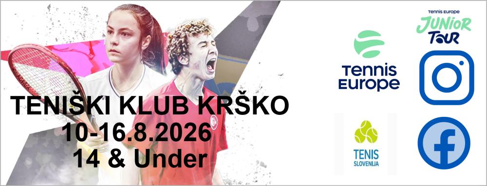 TENNIS EUROPE U14 KRŠKO OPEN 2026 40.TH CLUB ANNIVERSARY - MEDNARODNI TENIŠKI TURNIR