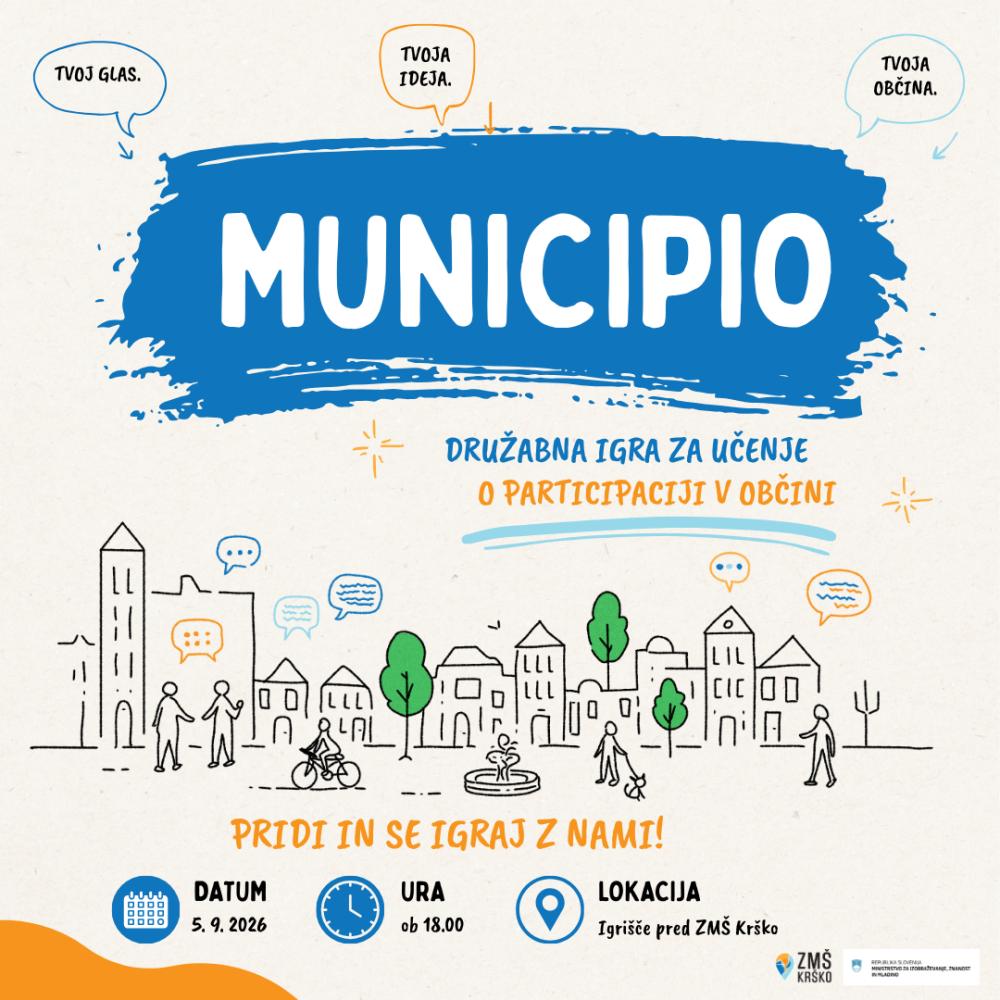 MUNICIPIO: DRUŽABNA IGRA ZA UČENJE V OBČINI