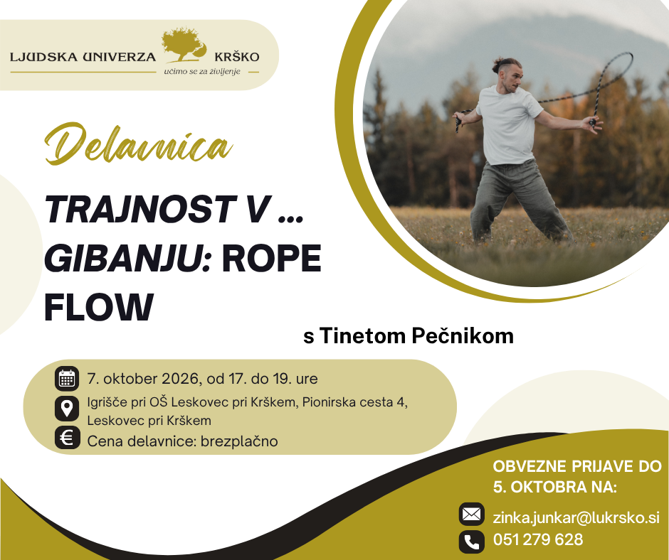 TRAJNOST V… GIBANJU: ROPE FLOW