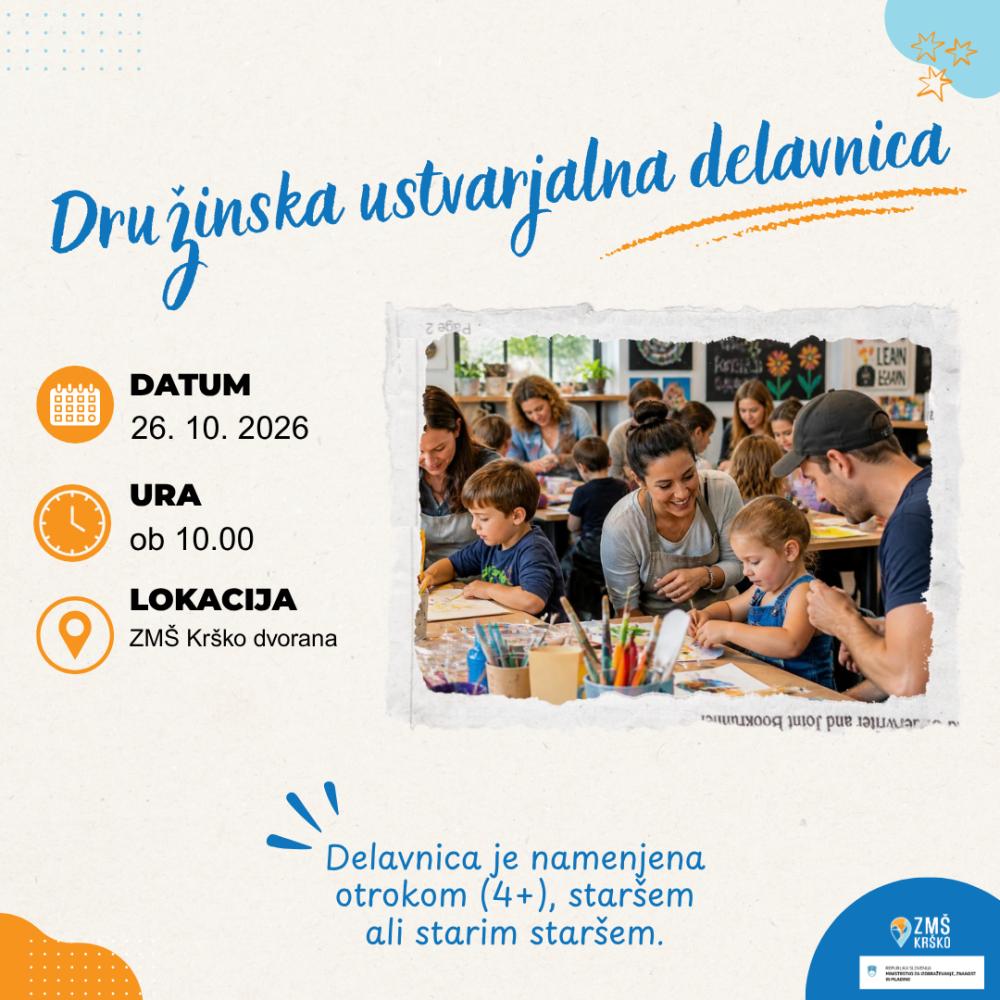 DRUŽINSKA USTVARJALNA DELAVNICA