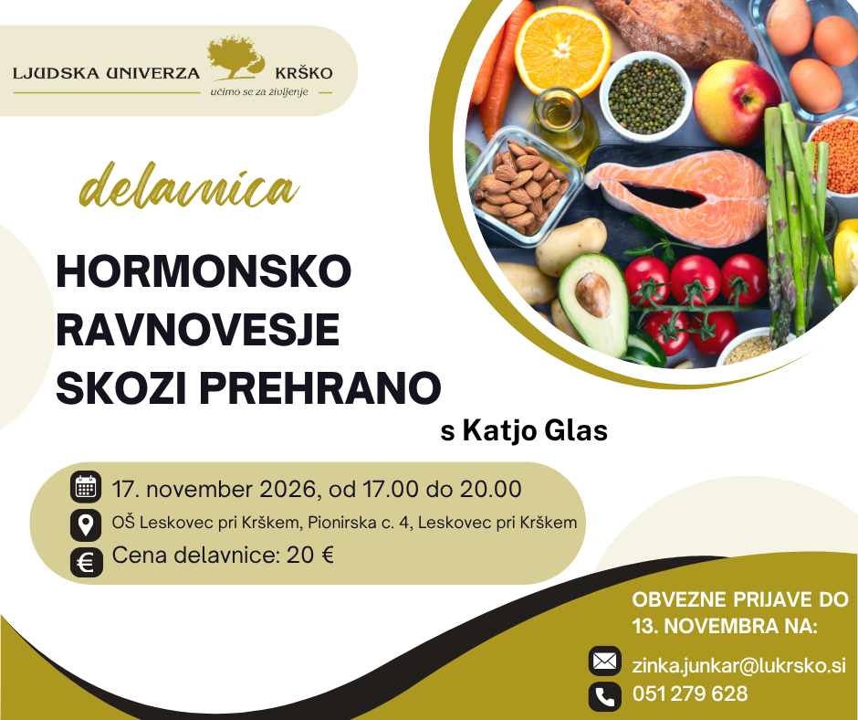 HORMONSKO RAVNOVESJE SKOZI PREHRANO
