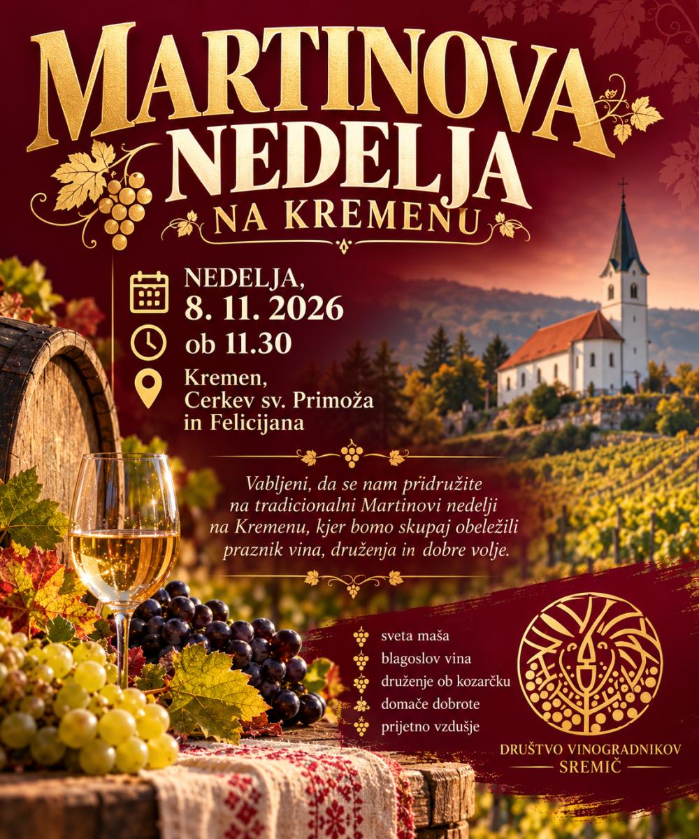 MARTINOVA NEDELJA NA KREMENU